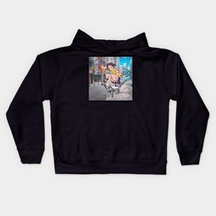 Skater Girl Kids Hoodie